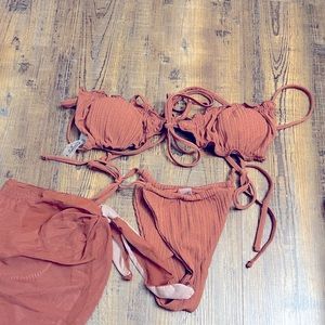 SHEIN bikini set + skirt